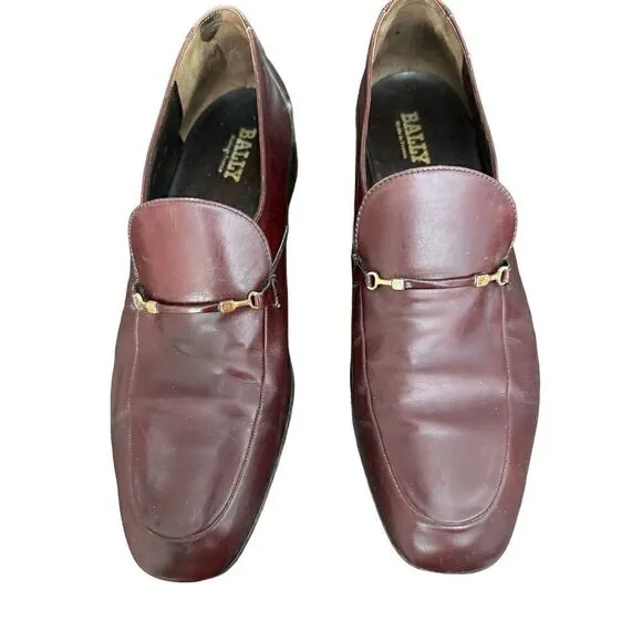BALLY Farsene SoftChain Cordovan Color Made InFrance Men SZ10 E