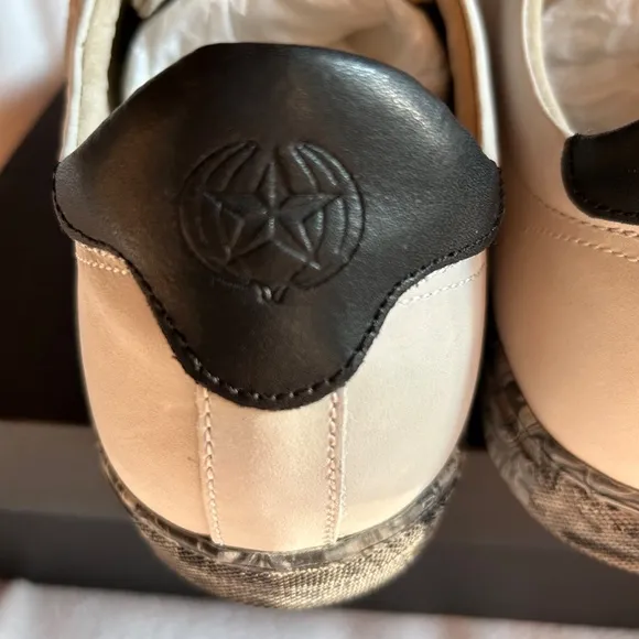 Banana Republic Space Grey Leather Nicklas Shoes, Size 13, *Rare Find*