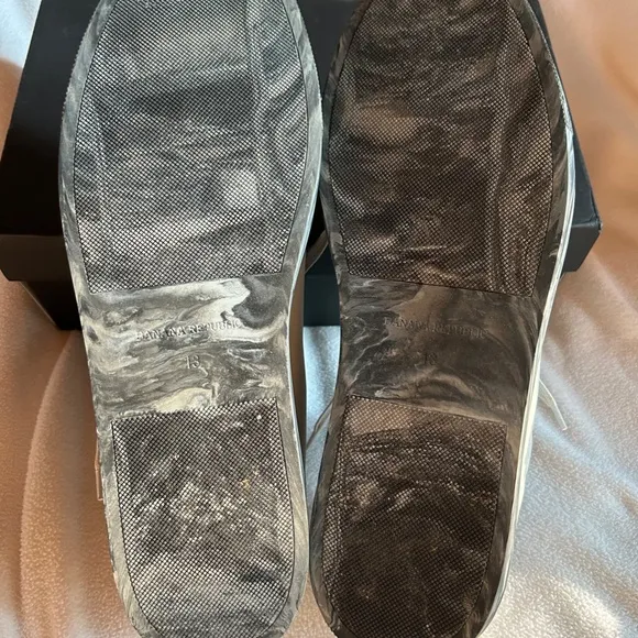 Banana Republic Space Grey Leather Nicklas Shoes, Size 13, *Rare Find*