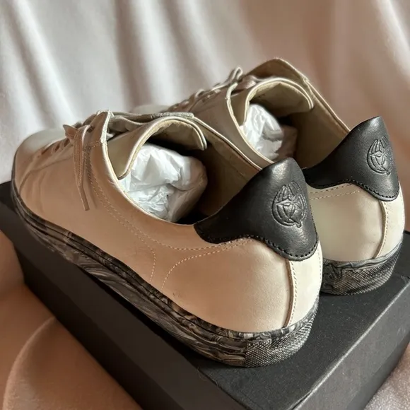 Banana Republic Space Grey Leather Nicklas Shoes, Size 13, *Rare Find*