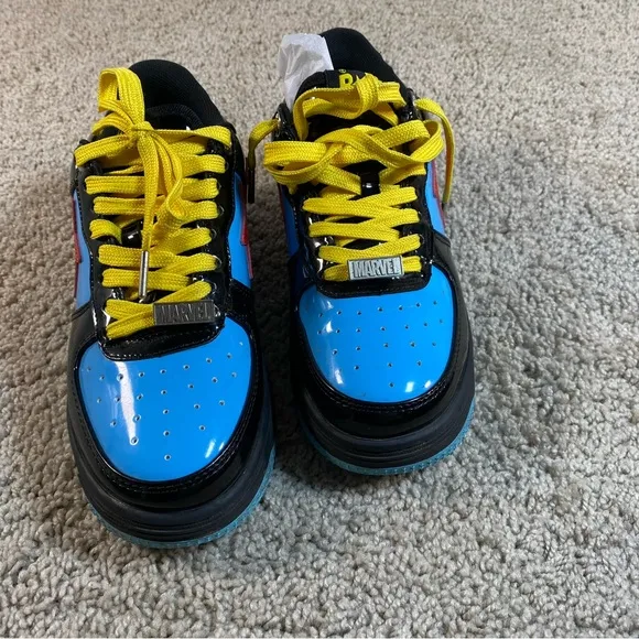 BAPE x Marvel Kids Shoes - Blue, Red, Yellow
