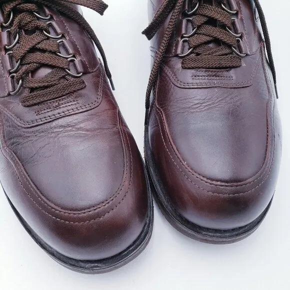 Barefoot Freedom Comfort Shoes Mens Size 13 Brown Leather  Oxford Lace Up Shoe