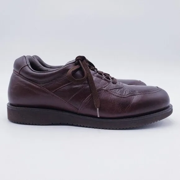 Barefoot Freedom Comfort Shoes Mens Size 13 Brown Leather  Oxford Lace Up Shoe