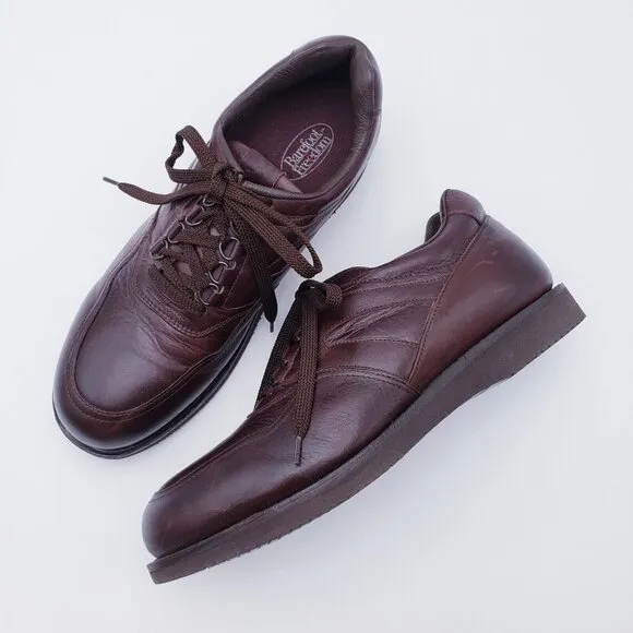 Barefoot Freedom Comfort Shoes Mens Size 13 Brown Leather  Oxford Lace Up Shoe