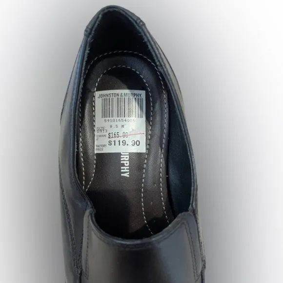 Barely worn Johnston &amp; Murphy Black Loafers US Size 8.5M