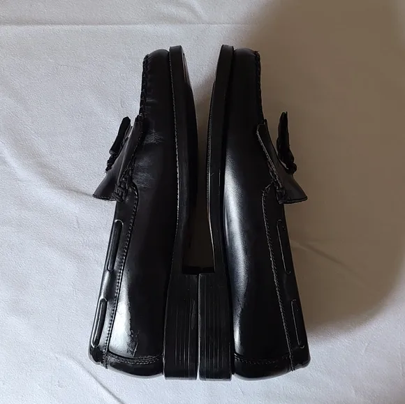 Bass Quimby Men's Black Loafers With Tassels Size 7.5