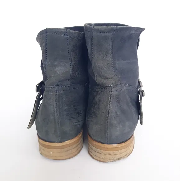 Bata Shoes Leather Boots Ankle Grey size 39