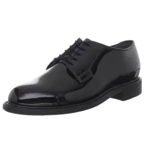 BATES High Gloss Leather Sole Black Oxford Dress / Uniform Shoes 11.5