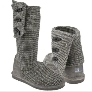 Bearpaw Womens Knit Sweater Tall shoes boots sz 7