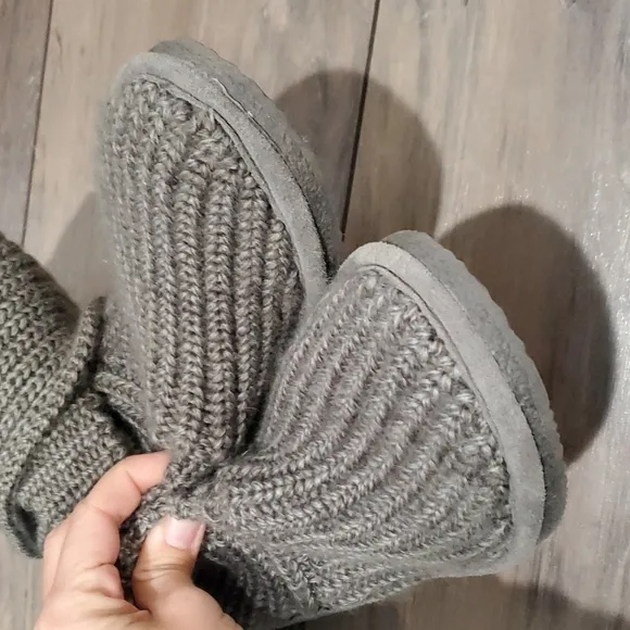 Bearpaw Womens Knit Sweater Tall shoes boots sz 7