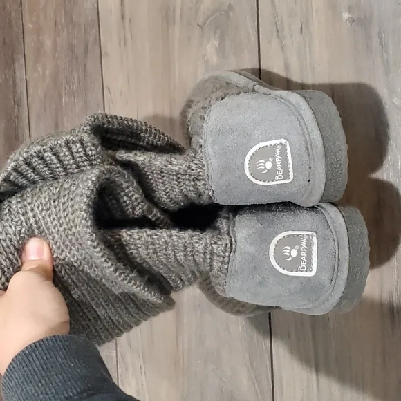 Bearpaw Womens Knit Sweater Tall shoes boots sz 7