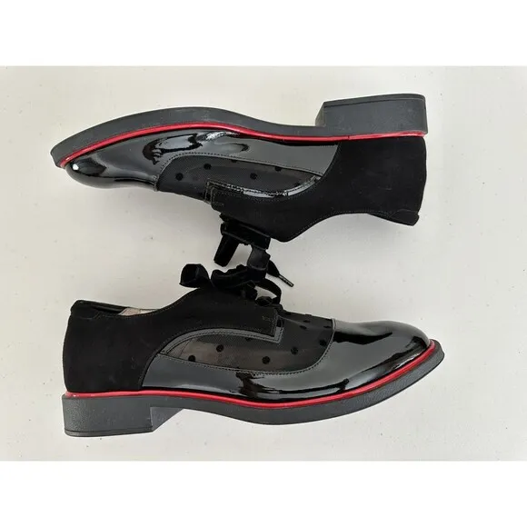 Beautifeel Tora Oxford Shoes Women Size EU 41 US 10-10.5 Black **Insoles Missing