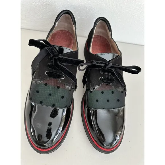 Beautifeel Tora Oxford Shoes Women Size EU 41 US 10-10.5 Black **Insoles Missing
