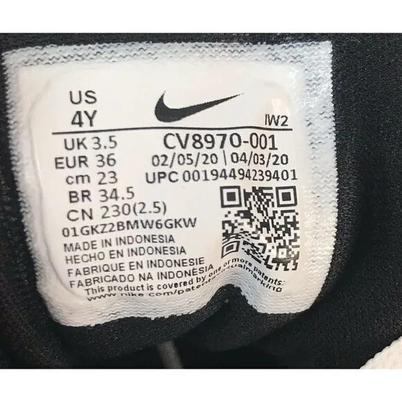 Bigboy Nike‎ Team Hustle shoes Cv8970-001 Size 4Y