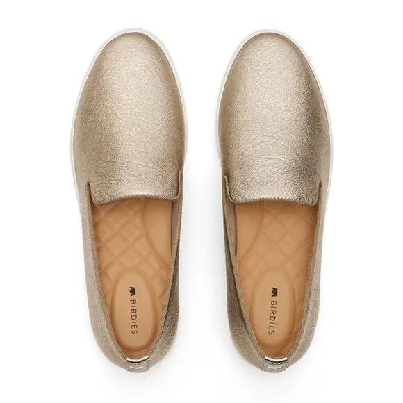 Birdies The Swift loafers shoes gold women 8 leather
