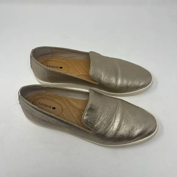 Birdies The Swift loafers shoes gold women 8 leather