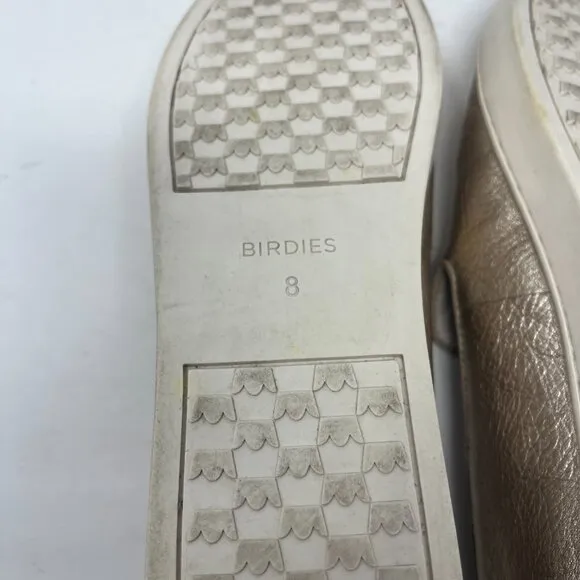 Birdies The Swift loafers shoes gold women 8 leather