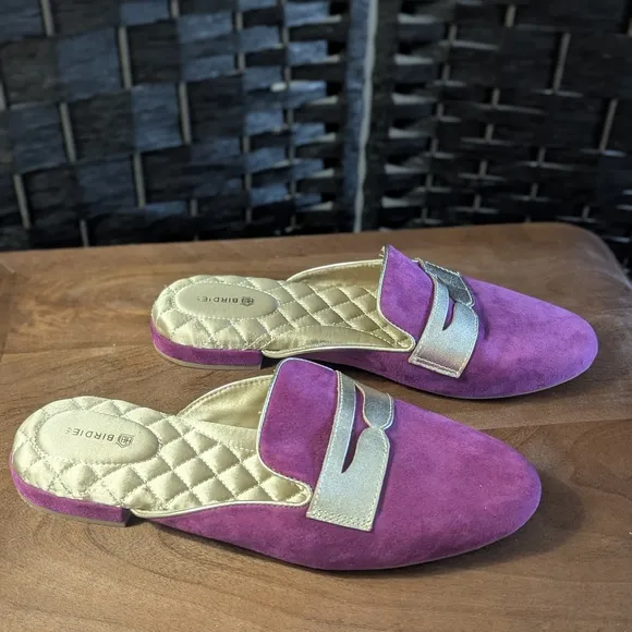 Birdies Women's Purple and Gold Shoes