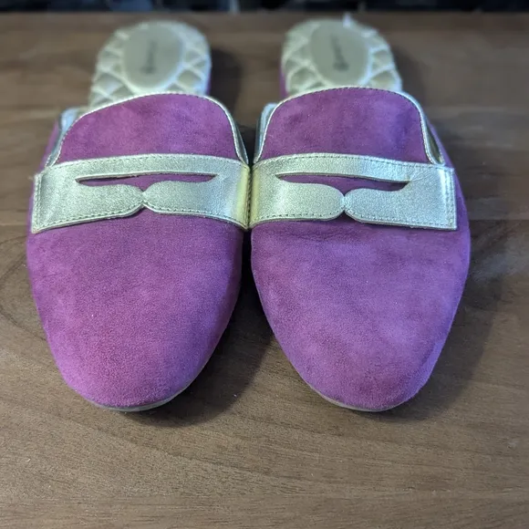 Birdies Women's Purple and Gold Shoes