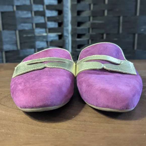 Birdies Women's Purple and Gold Shoes