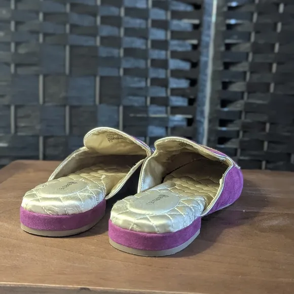 Birdies Women's Purple and Gold Shoes