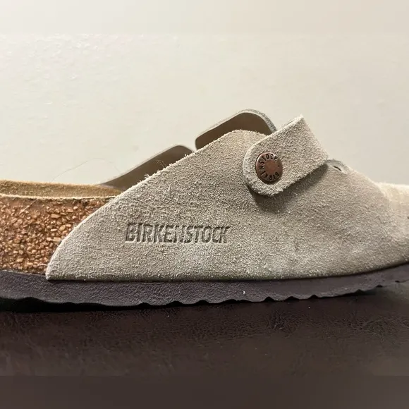 Birkenstock Boston Soft Footbed Unisex Clog Taupe Women’s 9 Men’s 7