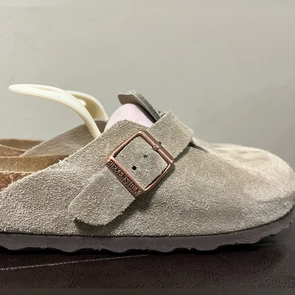 Birkenstock Boston Soft Footbed Unisex Clog Taupe Women’s 9 Men’s 7