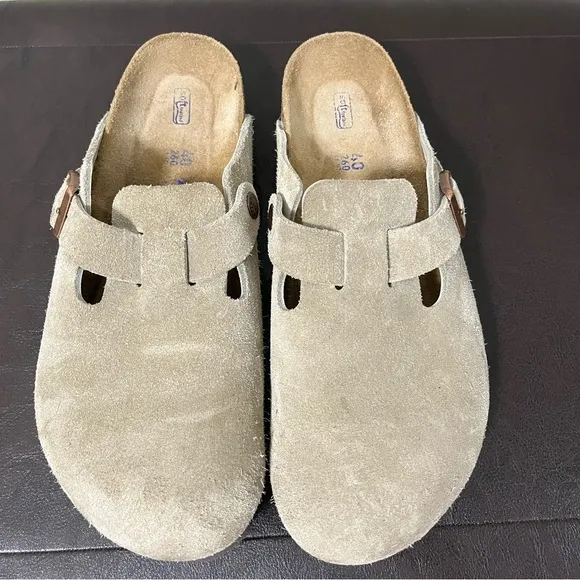 Birkenstock Boston Soft Footbed Unisex Clog Taupe Women’s 9 Men’s 7