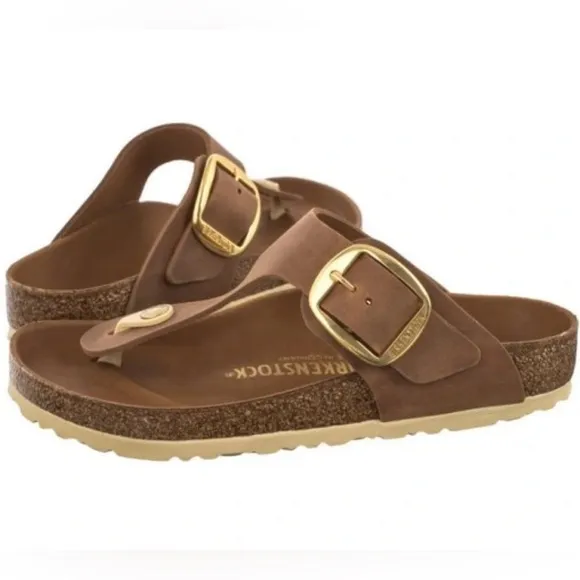 Birkenstock Gizeh Big Buckle Oiled Leather