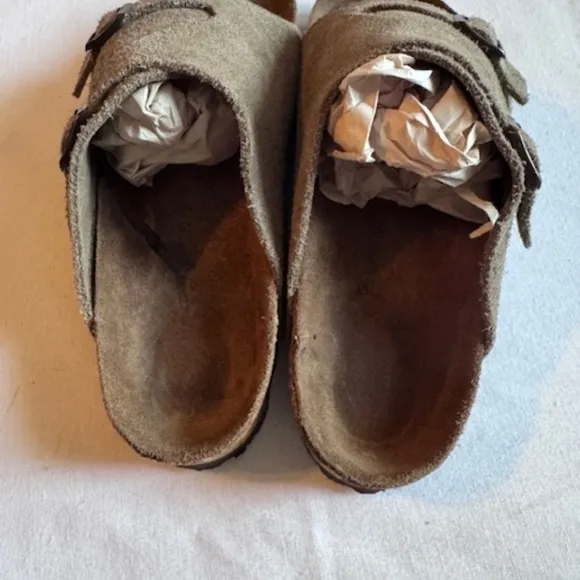 Birkenstock ZURICH Size 40 Taupe Suede​​​​​