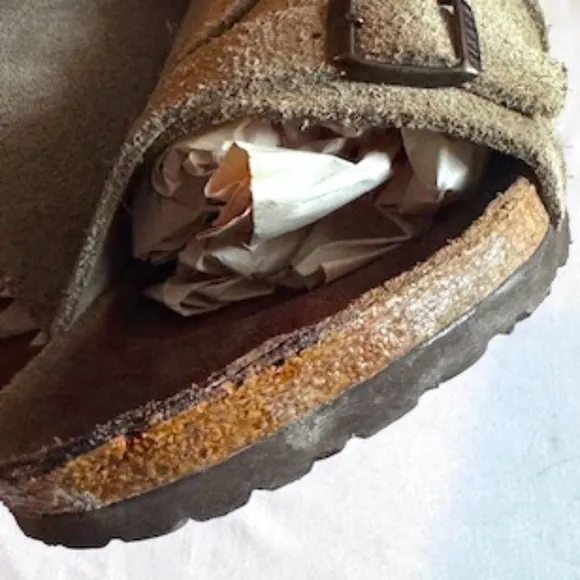 Birkenstock ZURICH Size 40 Taupe Suede​​​​​