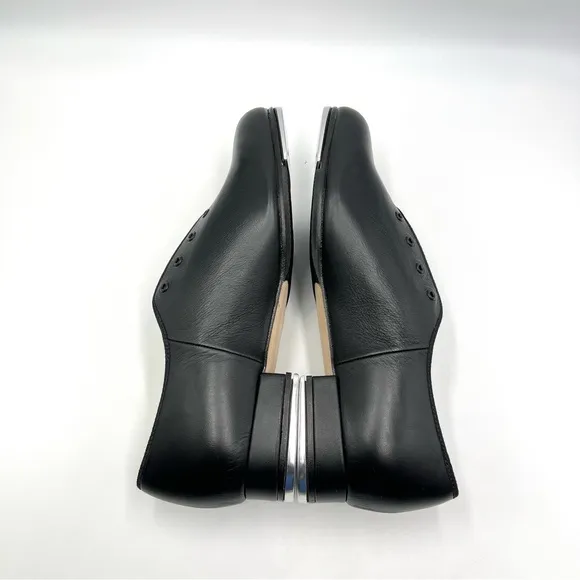 Bloch Men's S0301M Jazz Tap Black Leather Lace Up Tap Dance Shoes Size 7 New