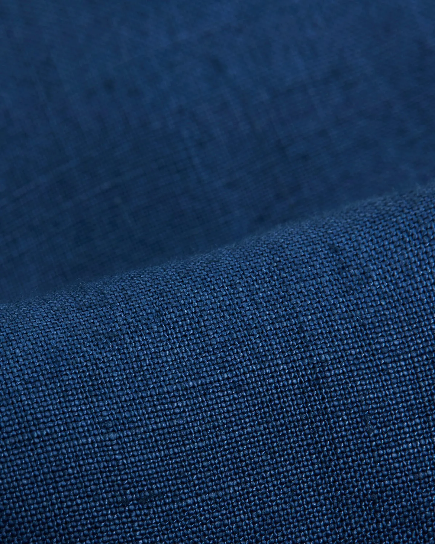 Blueberry Double Pleat Linen Trousers
