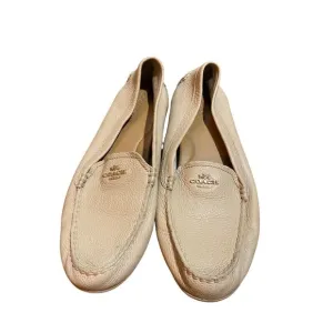 Blush Pink Coach Mary Lock Up Loafers Moccasins 10B