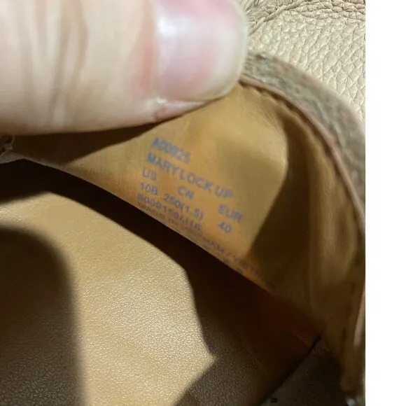 Blush Pink Coach Mary Lock Up Loafers Moccasins 10B