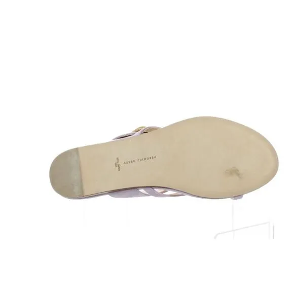 BNIB! Veronica Beard Womens Salva Lilac Purple Suede Sandals Size 10 Medium