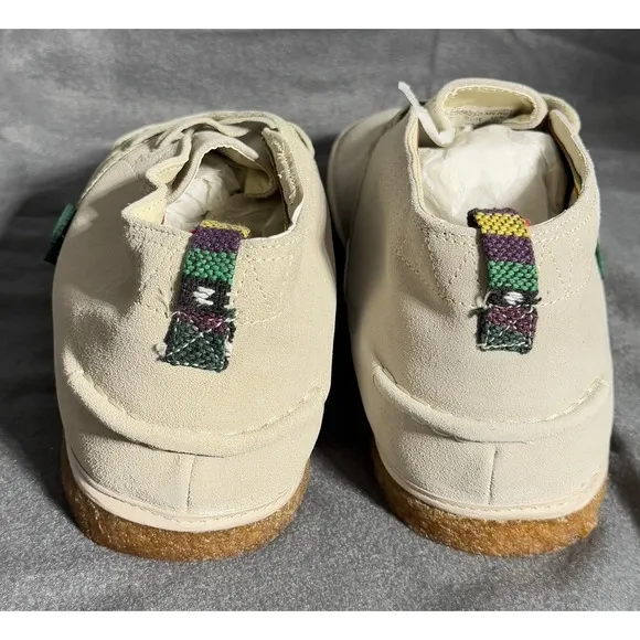 Bob Marley One Love Rasta Suede Tan Chukka Mens Shoes Rubber Gum Sole Sz 11