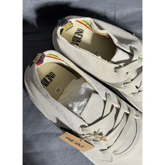 Bob Marley One Love Rasta Suede Tan Chukka Mens Shoes Rubber Gum Sole Sz 11