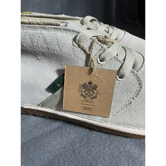 Bob Marley One Love Rasta Suede Tan Chukka Mens Shoes Rubber Gum Sole Sz 12
