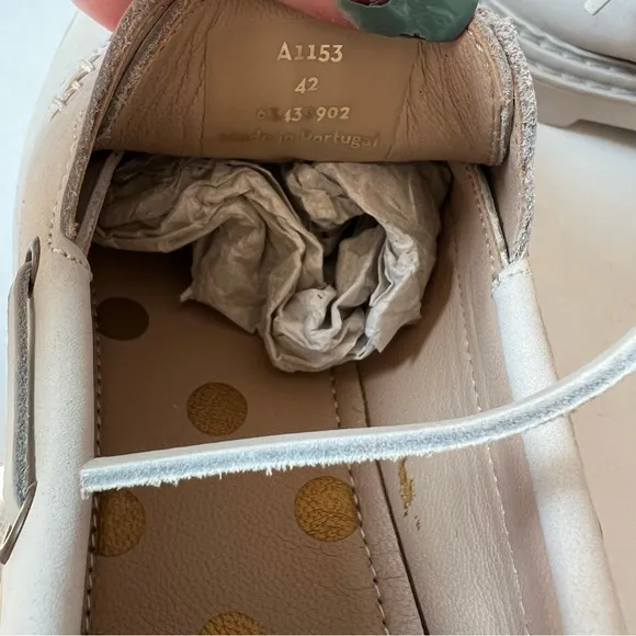Boden Natural Chunky sole leather deck shoes NWT