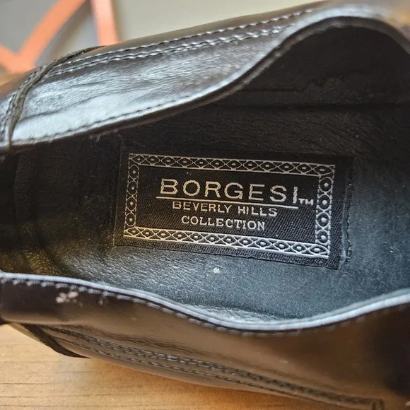 Borgesi Beverly Hills Collection Men's Hand Made Oxford Shoes Size 9.5