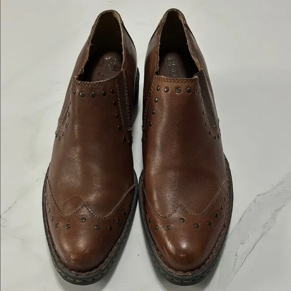 Born Leather Slip-On Shoes
