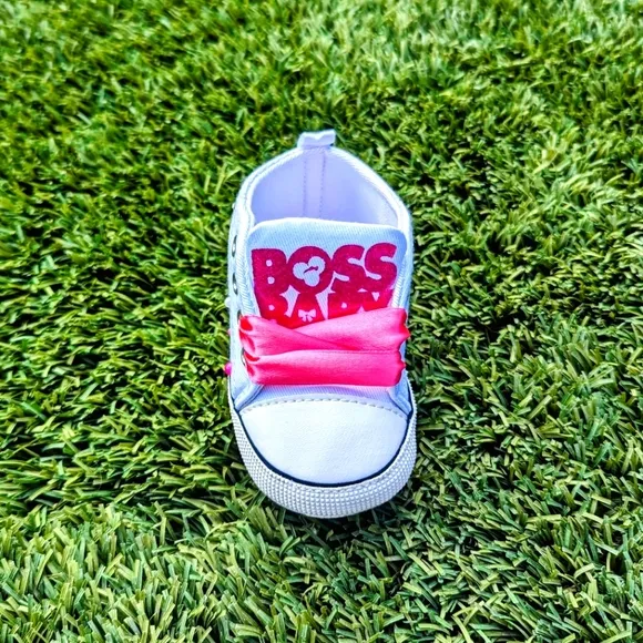 BOSS Baby Embellished Baby Shoes