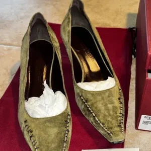 BOTTEGA VENETA olive cachemire calico