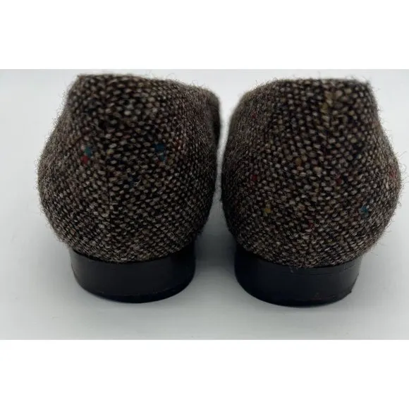 Bottega Veneta Women flat shoes Textile brown Size 6 Made In Italy