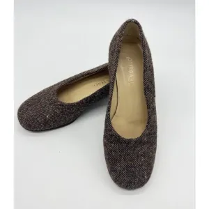 Bottega Veneta Women flat shoes Textile brown Size 6 Made In Italy