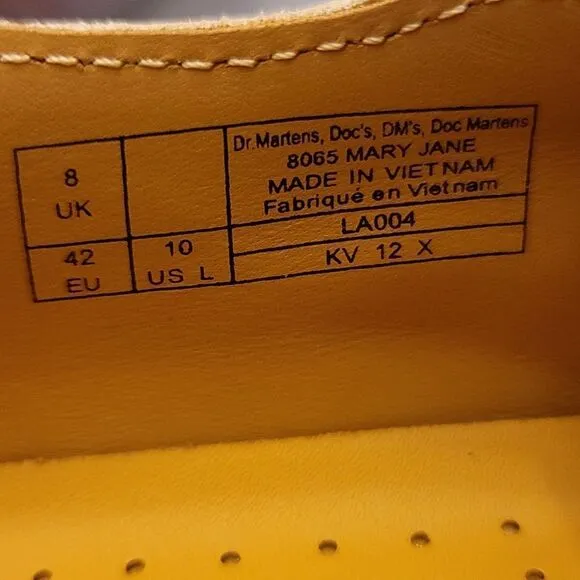 BRAND NEW DR. MARTENS  MARY JANE OXFORD WOMEN'S SHOES