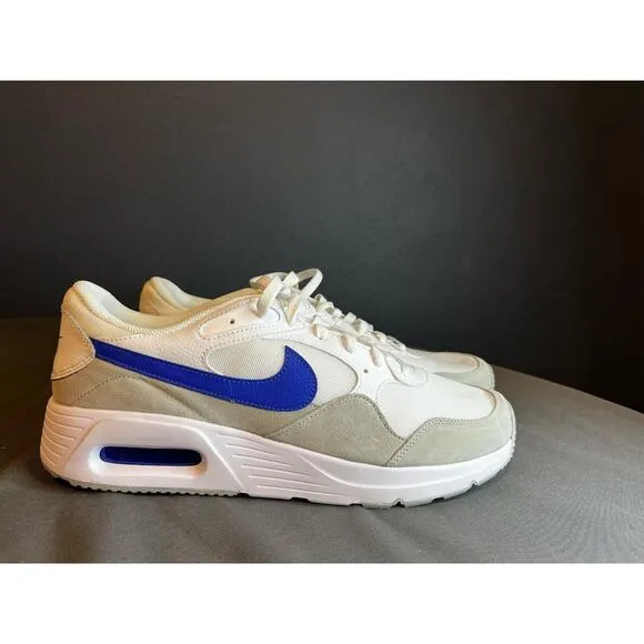 BRAND NEW Nike Air Max SC White Game Royal Shoes Sneakers CW4555-101 Men Size 13