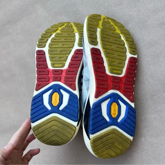 BRANDBLACK Spector Supercritical Jetlon Vibram Runner Shoes Silver Blue Women 7