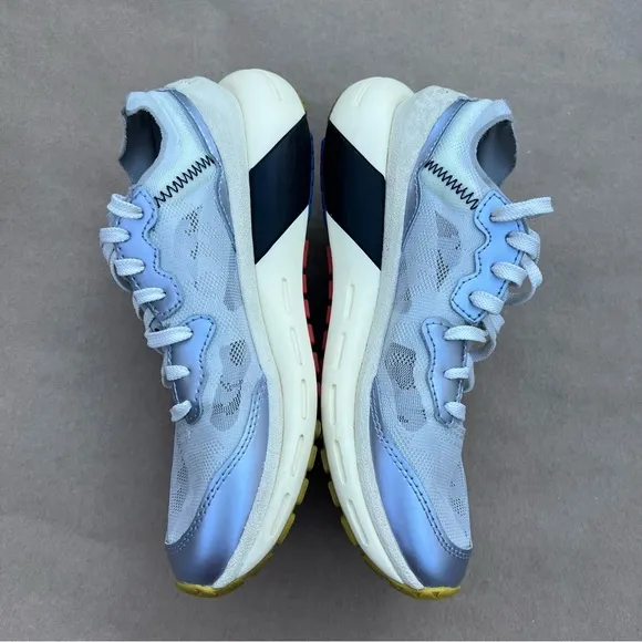 BRANDBLACK Spector Supercritical Jetlon Vibram Runner Shoes Silver Blue Women 7